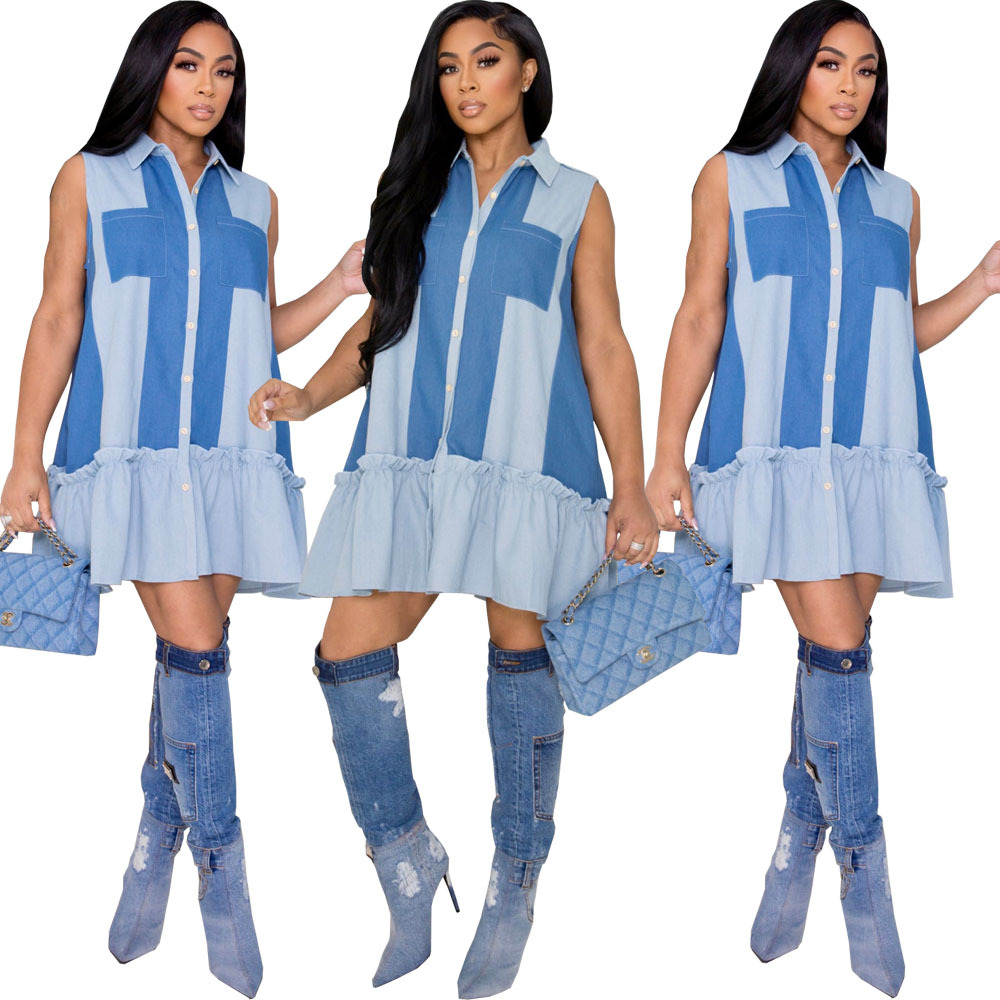 Light jeans dress 